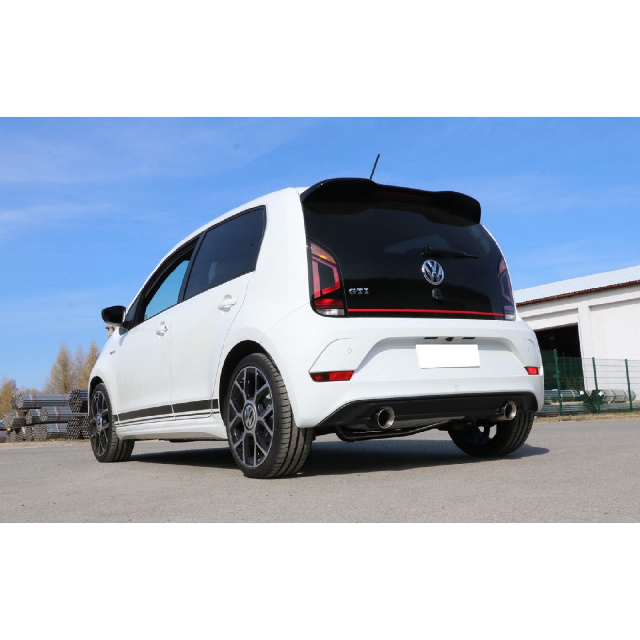 Fox Duplex Auspuff Sportauspuff Endrohrsystem Vw Up Gti L Kw Ebay