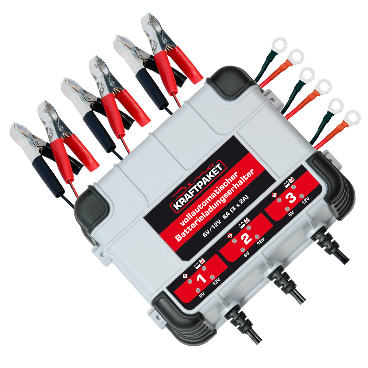 Ladegerät für Auto Motorrad 12V Batterie 2A