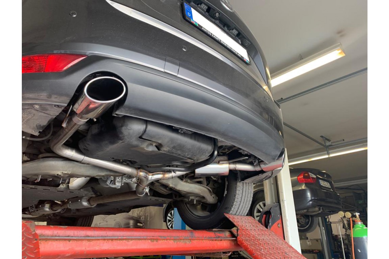 Fox Duplex Auspuff Sportauspuff Endschalldämpfer für Mazda CX5 KF Diesel 2,2l D