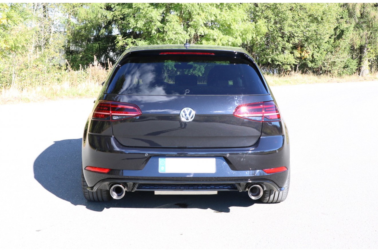 Fox Duplex Auspuff Sportauspuff Komplettanlage für VW Golf VII 2,0l GTI Facelift